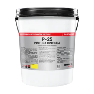Pintura Ignífuga P-25 - Para Muros y Techos - Nowo Fire - 20L